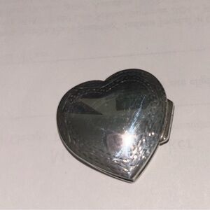 Heart Shaped Silver Box